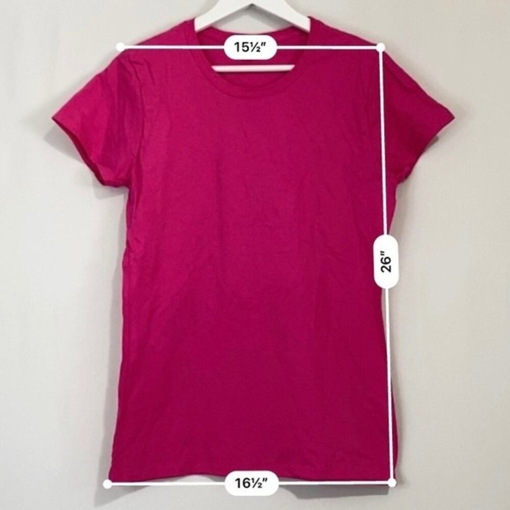 Fruit of the Loom Women’s Casual Short Sleeve Crewneck Tee Shirt Pink NWOT - Picture 8 of 8